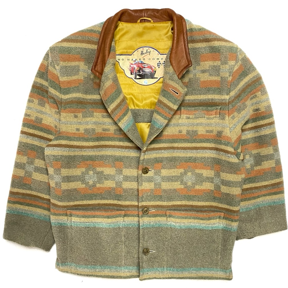 Vintage Donald Healy No Naked Company Women’s Southwestern Aztec Wool Blend Coat - Picture 1 of 10
